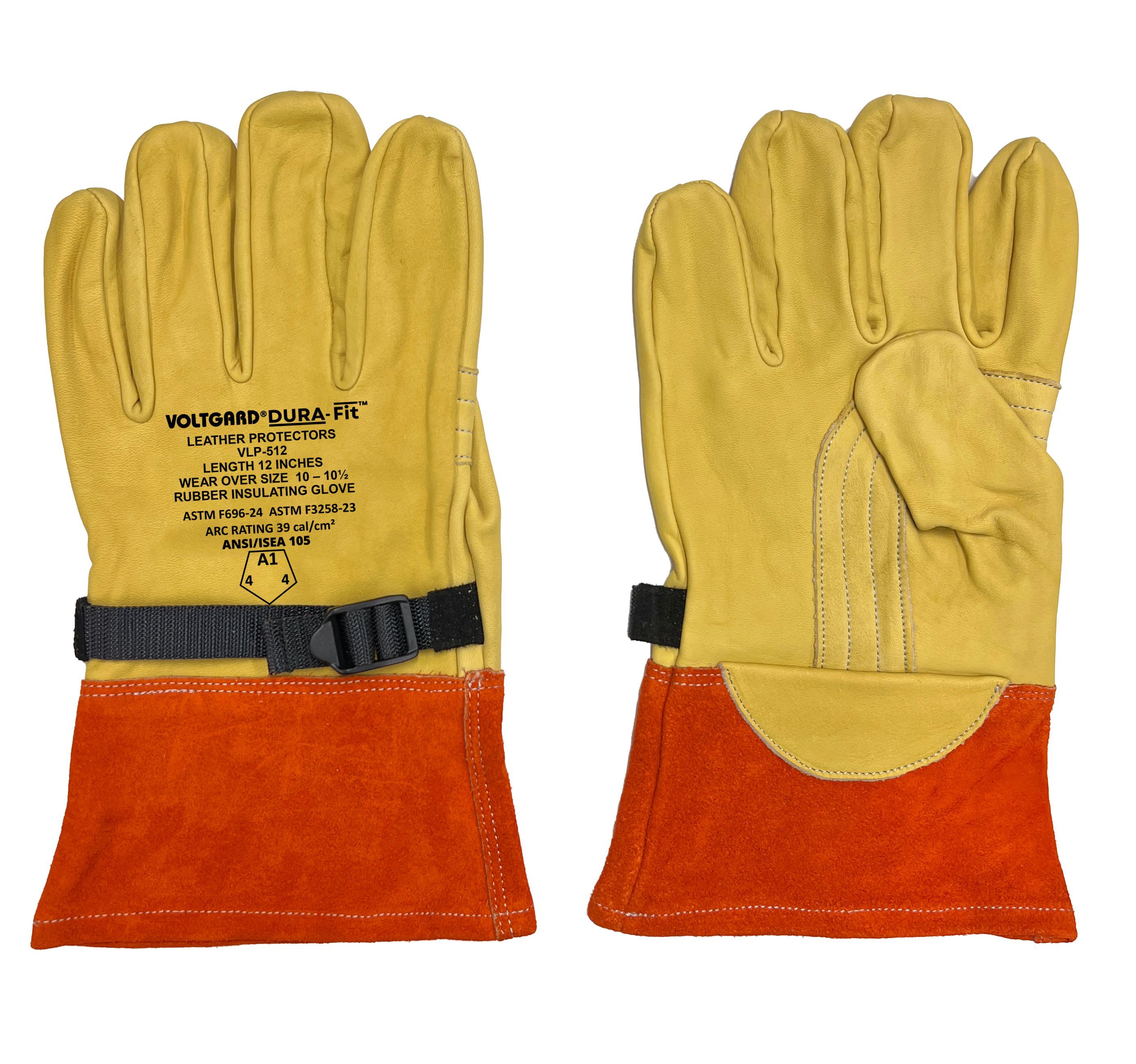 Saf-T-Gard® Voltgard® VLP-512/10 Dura-Fit™ Leather Protector Gloves
