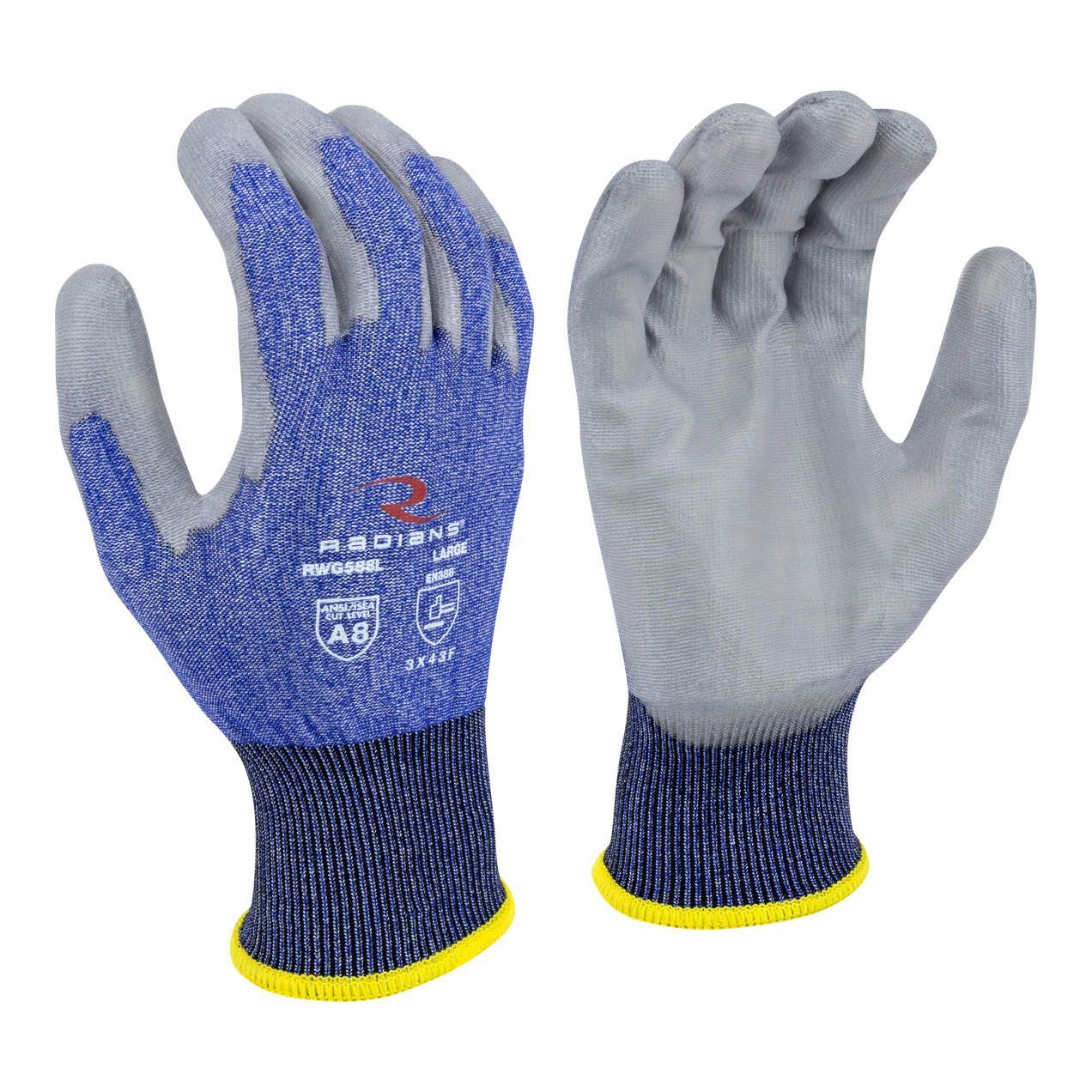 Radians RWG588/2XL Coated Cut-Resistant Gloves