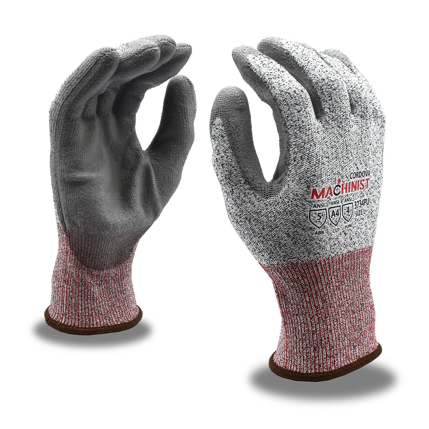 Cordova Safety Machinist® 3734PU/2XL HPPE with Glass Fiber Gloves