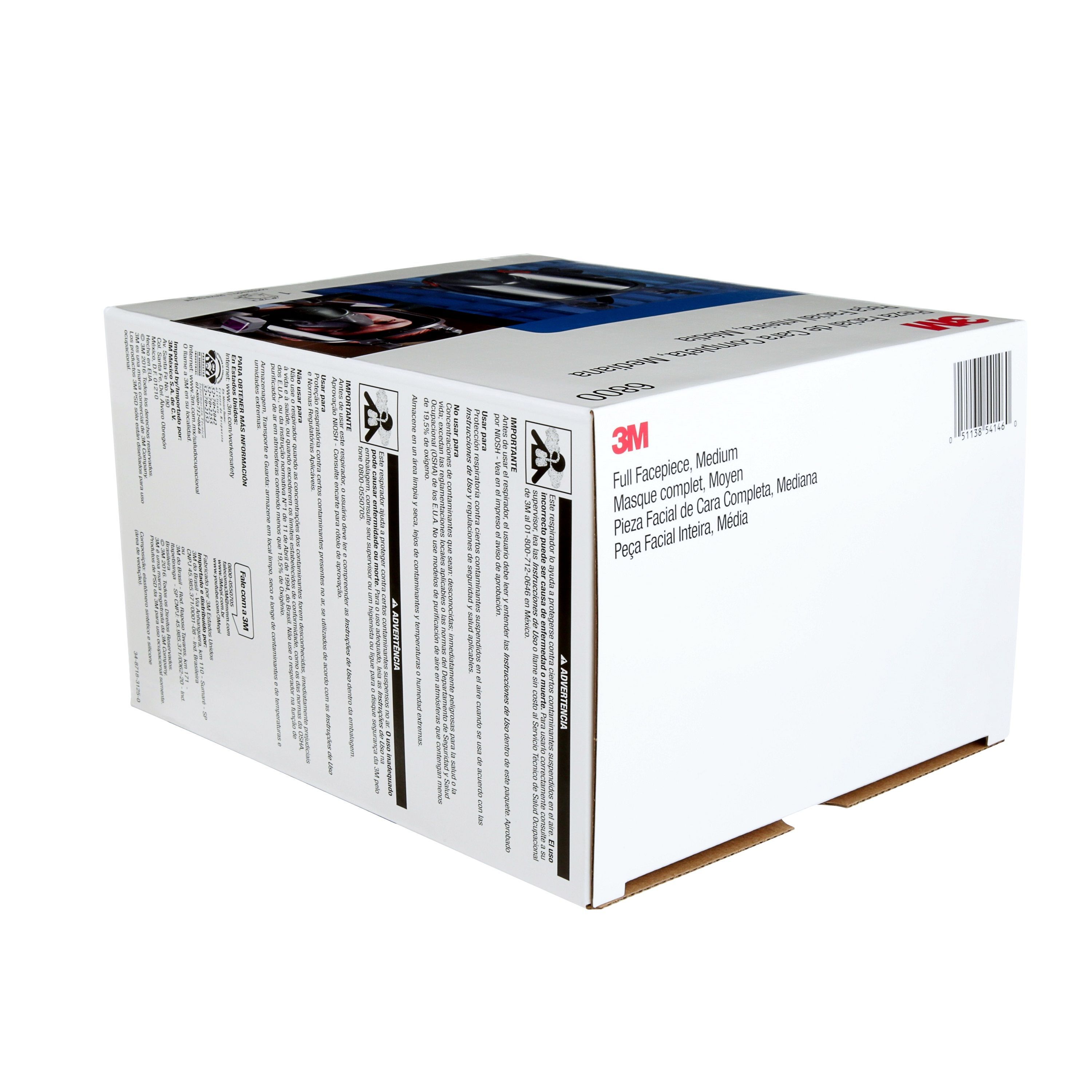 3M™ 6000F/L Full Facepiece Reusable Respirator