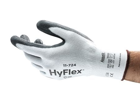 Ansell® HyFlex® 11-724/10 Light-Duty Coated Cut Protection Gloves