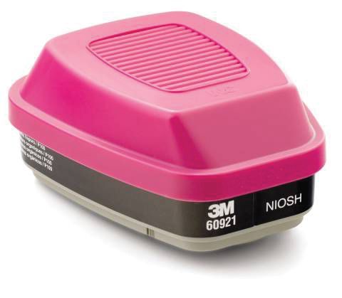 3M™ 60921 Organic Vapor Cartridge/P100 Filter Combination