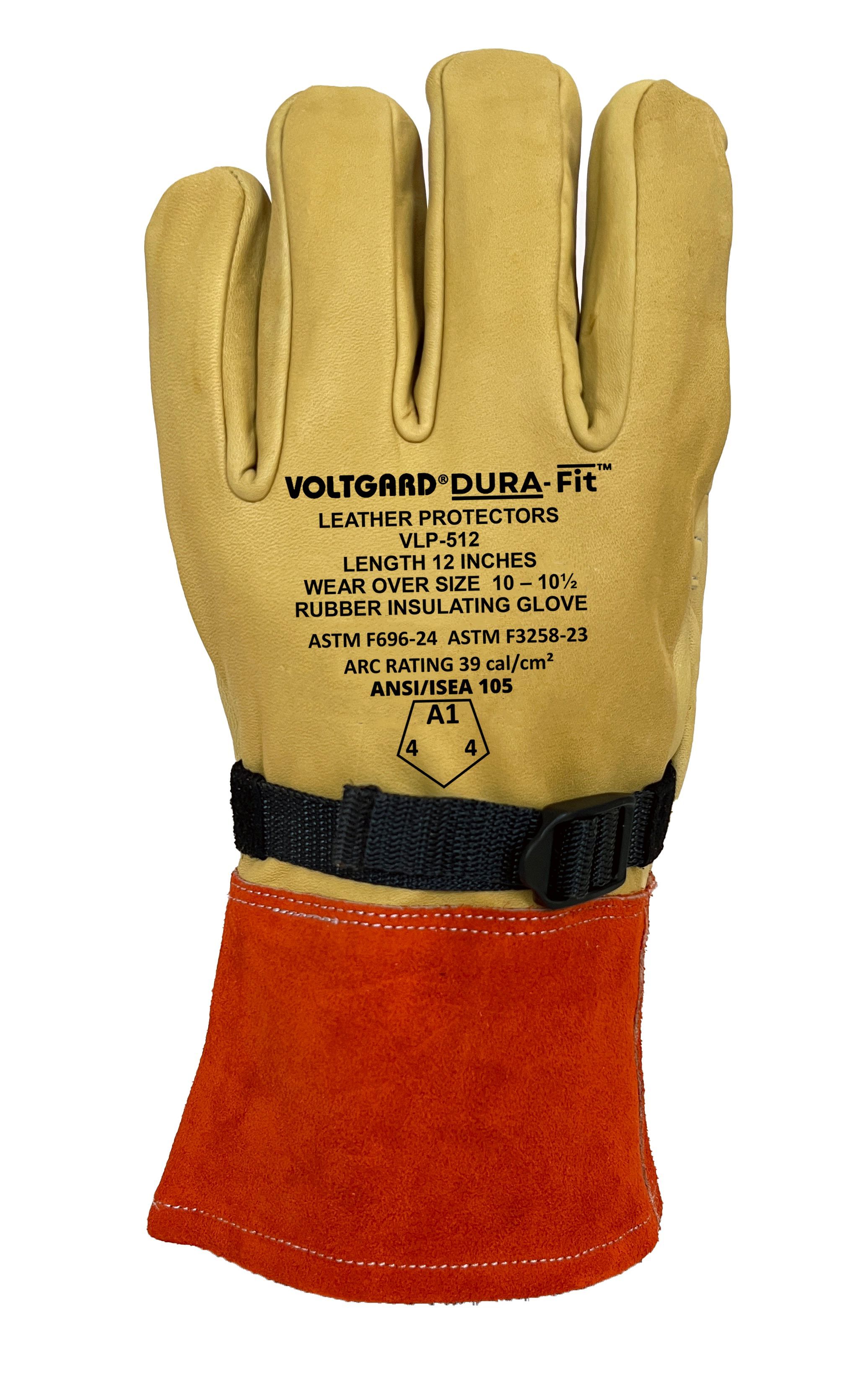 Saf-T-Gard® Voltgard® VLP-512/10 Dura-Fit™ Leather Protector Gloves