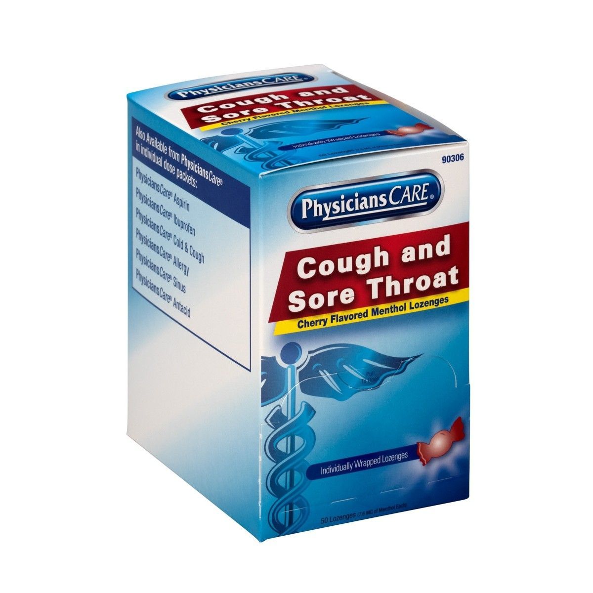 PhysiciansCare® 90-306 Cough and Throat Lozenges