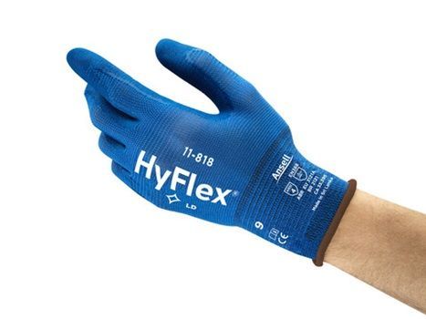 Ansell® HyFlex® 11-818/10 Light-Duty Multi-Purpose Coated Gloves