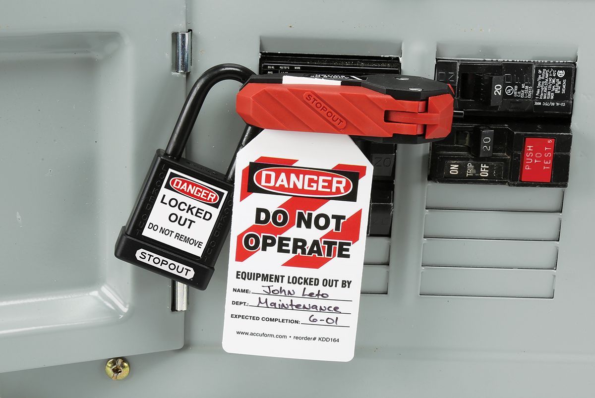 AccuformNMC™ STOPOUT® KDD160 120/240 Circuit Breaker Lockout, Single Pole