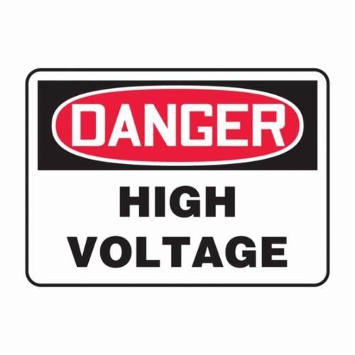 AccuformNMC™ MELC113VA Safety Sign: Danger High Voltage