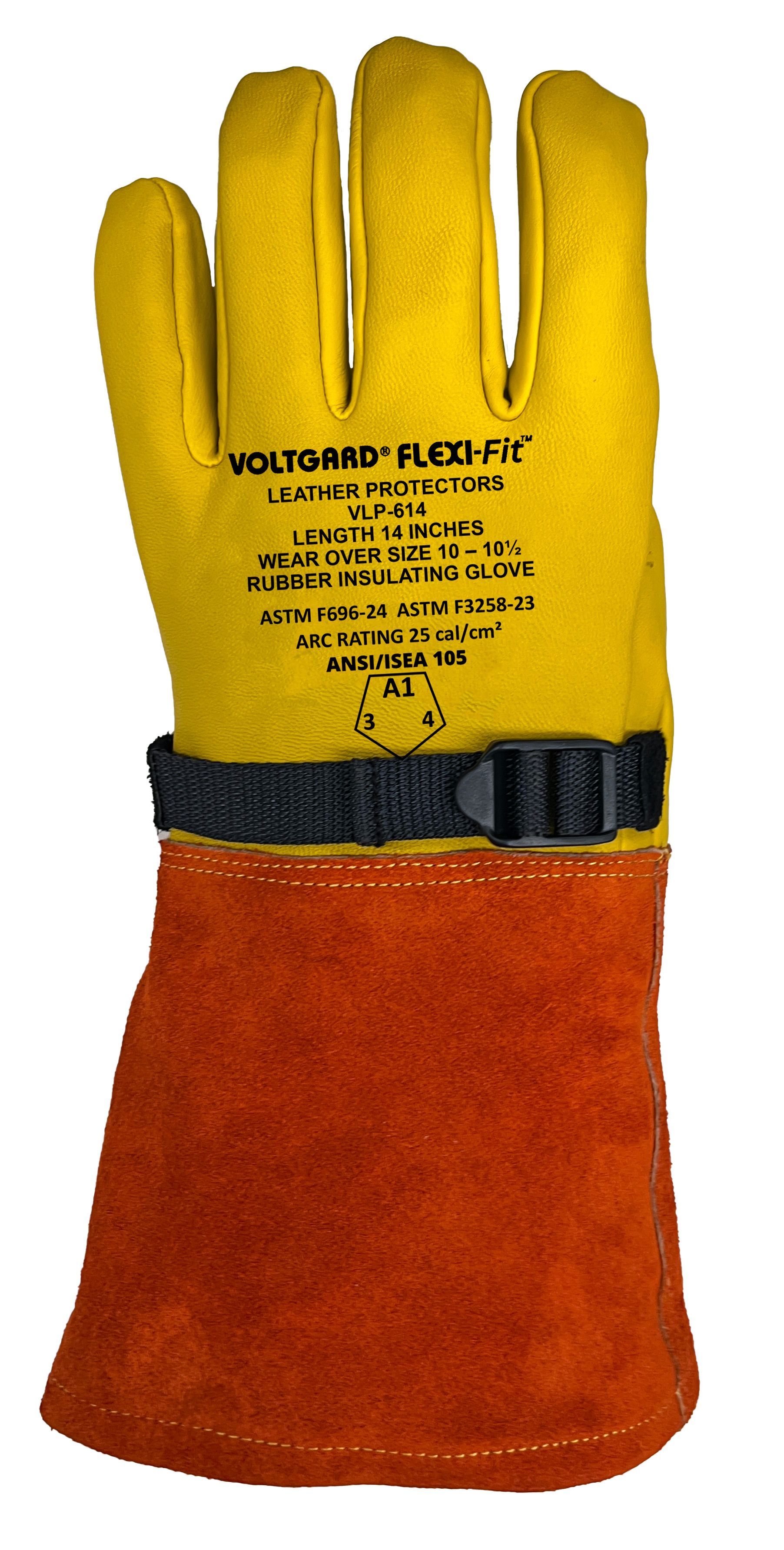 Saf-T-Gard® Voltgard® VLP-614/10 Flexi-Fit™ Leather Protector Gloves
