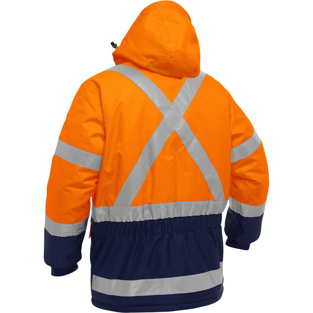 PIP Global Safety Bisley® 343M6450X-ORNV/2XL Hi-Viz Orange ANSI Type R Class 3 Extreme Cold Jacket