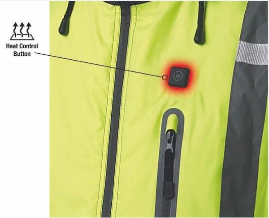 SureWerx Pioneer® 5408AU/2XL Heated Safety Bomber Jackets