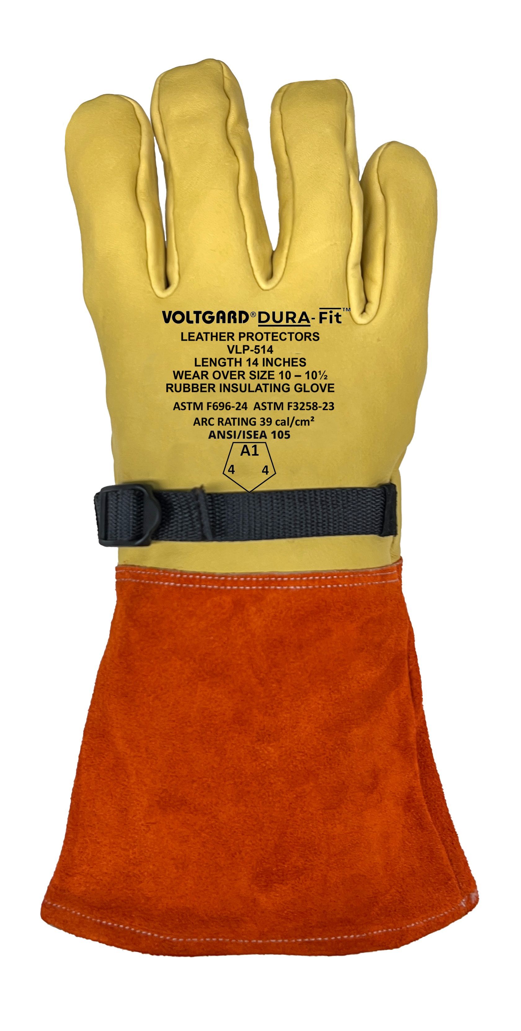 Saf-T-Gard® Voltgard® VLP-514/10 Dura-Fit™ Leather Protector Gloves