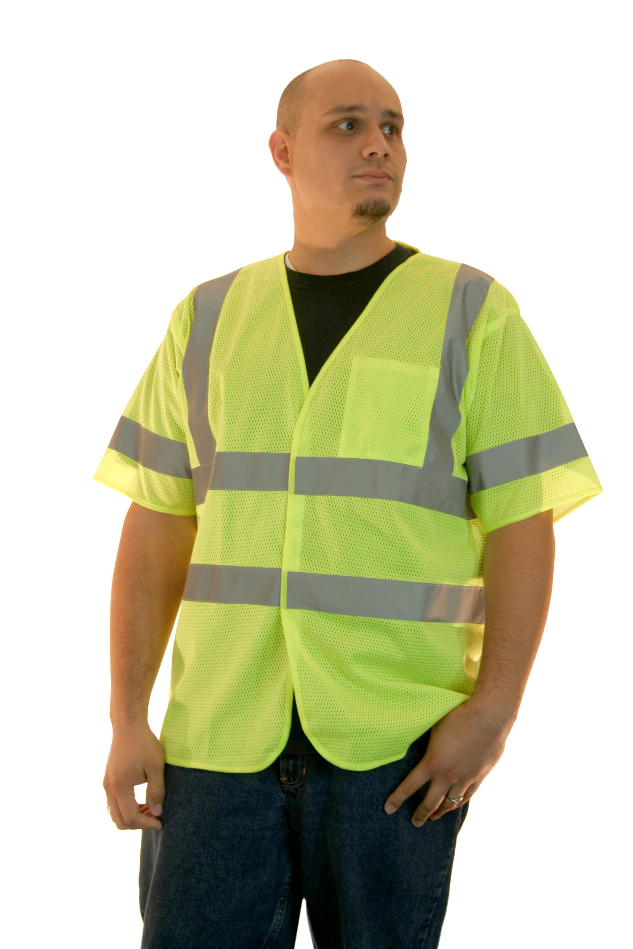 Saf-T-Gard® Reflect-A-Gard® RG-4000/2XL Class 3 Hi-Viz Safety Vest