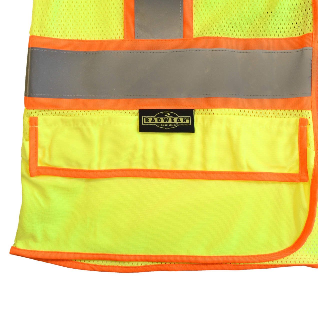 Radians Radwear® SV2725-3ZGM/2XL Type R Class 3 Self Extinguishing Multipurpose Surveyor Vest