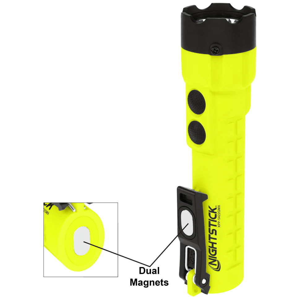 BAYCO® Nightstick® XPP-5422GMX Intrinsically Safe Dual-Light™ Flashlight w/ Dual Magnets