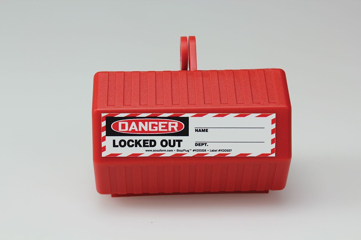 AccuformNMC™ STOPOUT® KDD225 StopPlug™ 110 VAC Plug Lockout