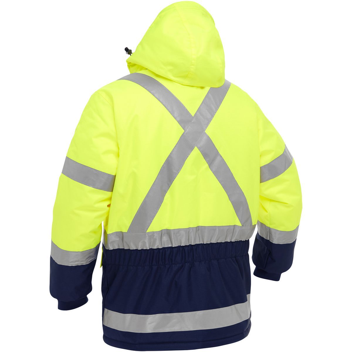 PIP Global Safety Bisley® 343M6450X-YLNV/2XL Hi-Viz Yellow ANSI Type R Class 3 Extreme Cold Jacket