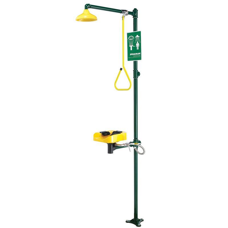 Speakman Optimus™ SE-1200 Eye/Facewash Bowl Combination Emergency Shower System