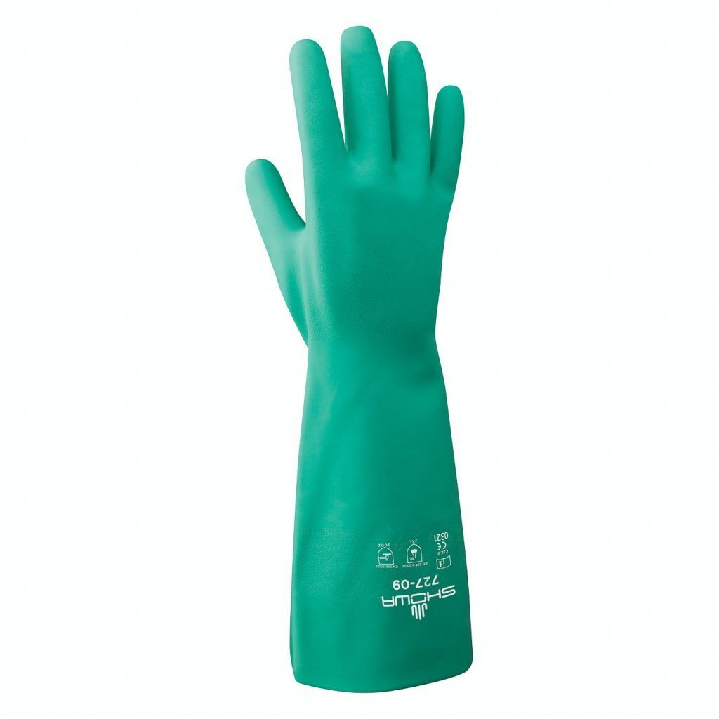 SHOWA® 727/10 Nitrile Chemical-Resistant Gloves