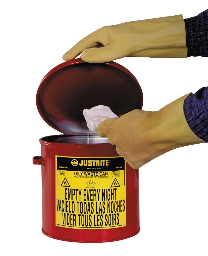 Justrite® 09200 Oily Waste Can