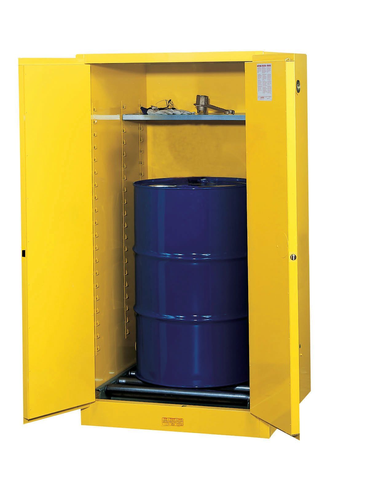 Justrite® Sure-Grip® EX 896260 Vertical Drum Storage Cabinet