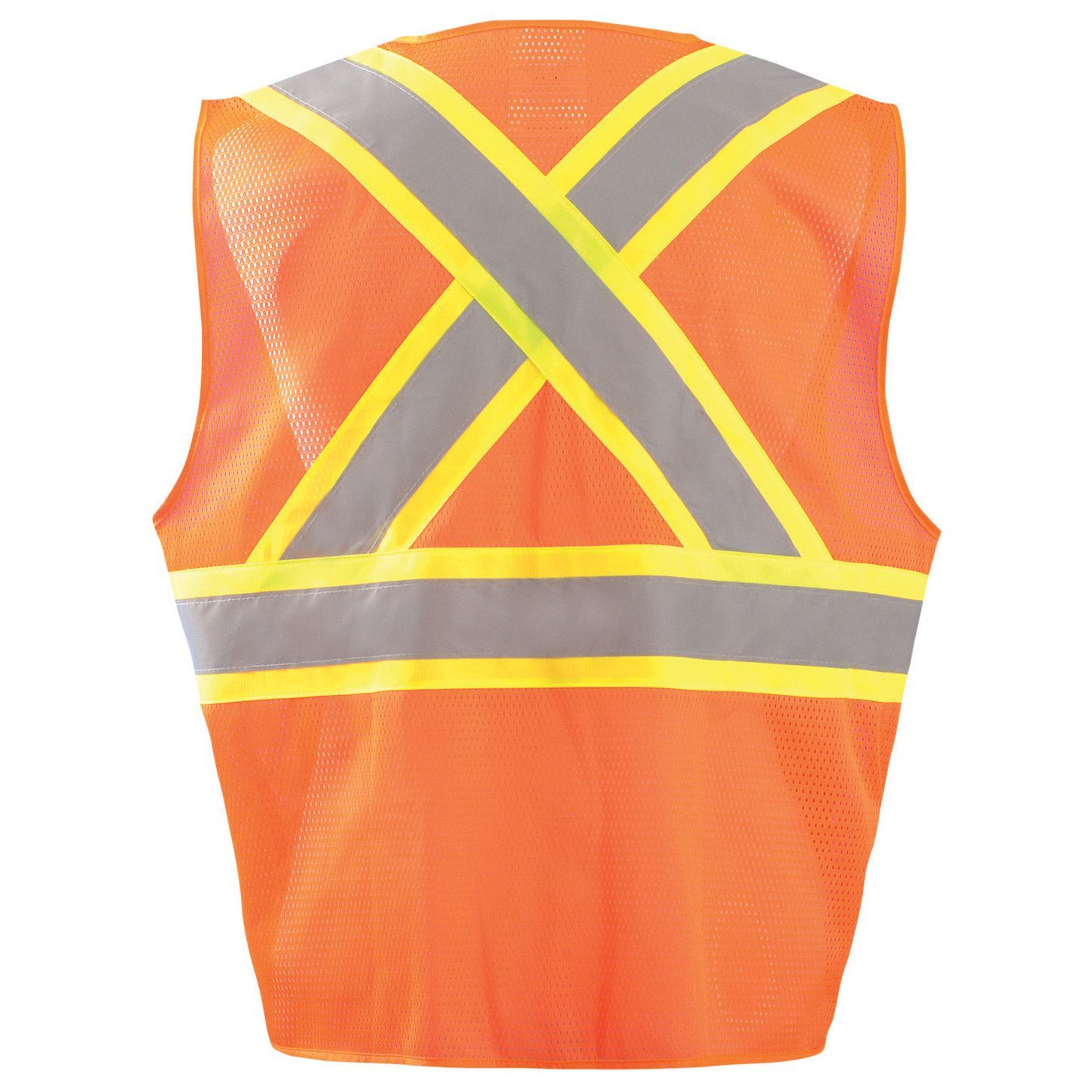 OccuNomix® ECO-ATRNSMXO/2XL Class 2 Two-Tone Surveyor Hi-Viz X-Back Break-Away Vest