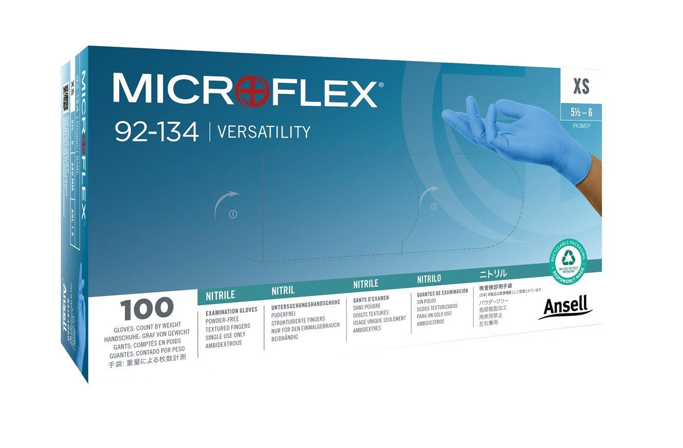 Ansell® Microflex® 92-134/2XL Nitrile Disposable Gloves