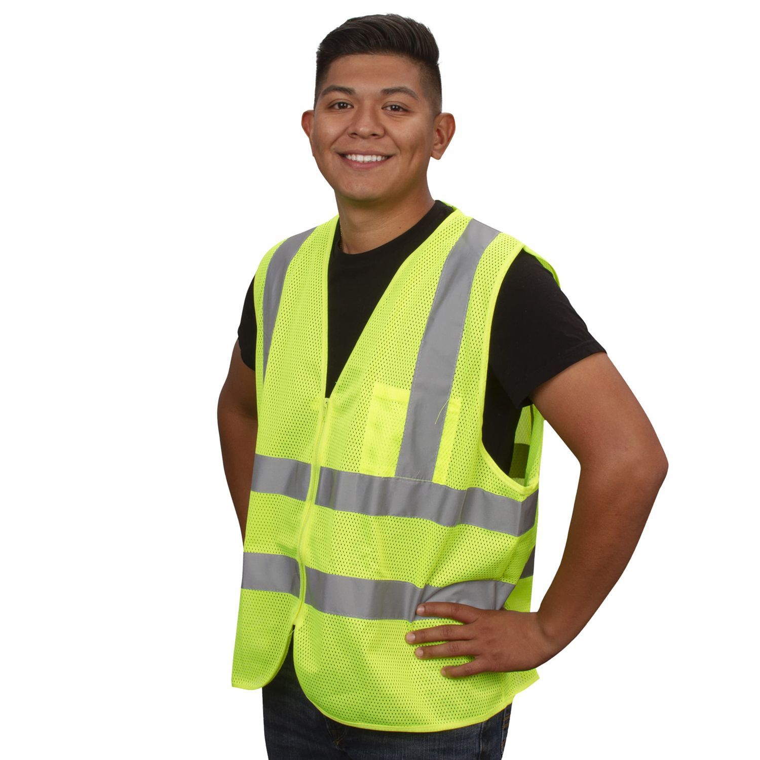 Cordova Cor-Brite® VZ241P/2XL Type R, Class 2 Hi-Viz Vest