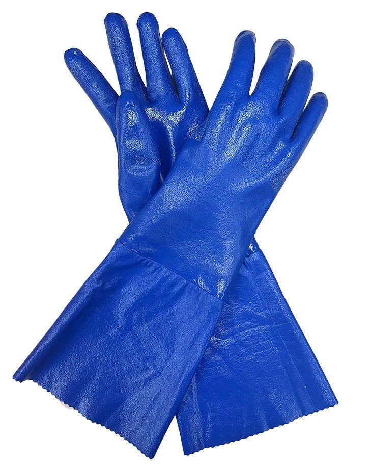 Saf-T-Gard® Solva-Gard® Therma-Gard® SGK-32AELHD/2XL Extreme Temperature-Resistant Nitrile-Coated Elbow Length Gloves with Heavier/Thicker Heat-Resistant Lining
