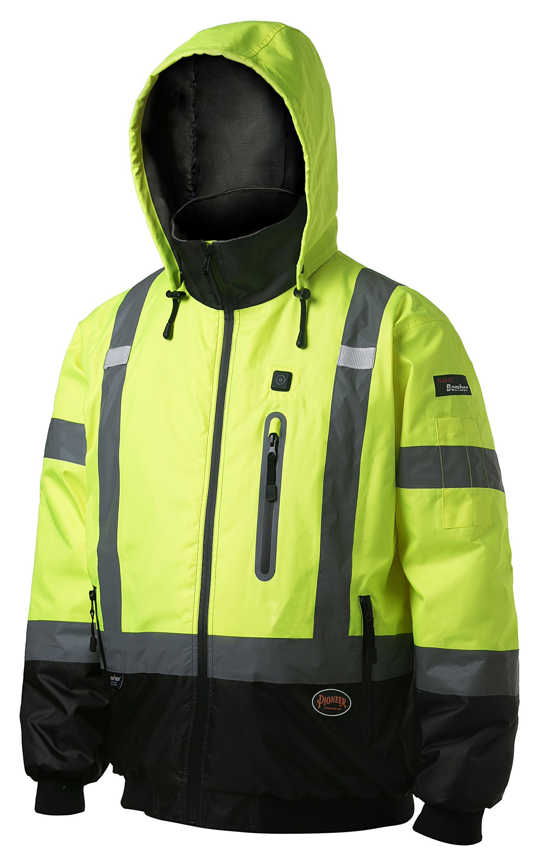 SureWerx Pioneer® 5408AU/2XL Heated Safety Bomber Jackets