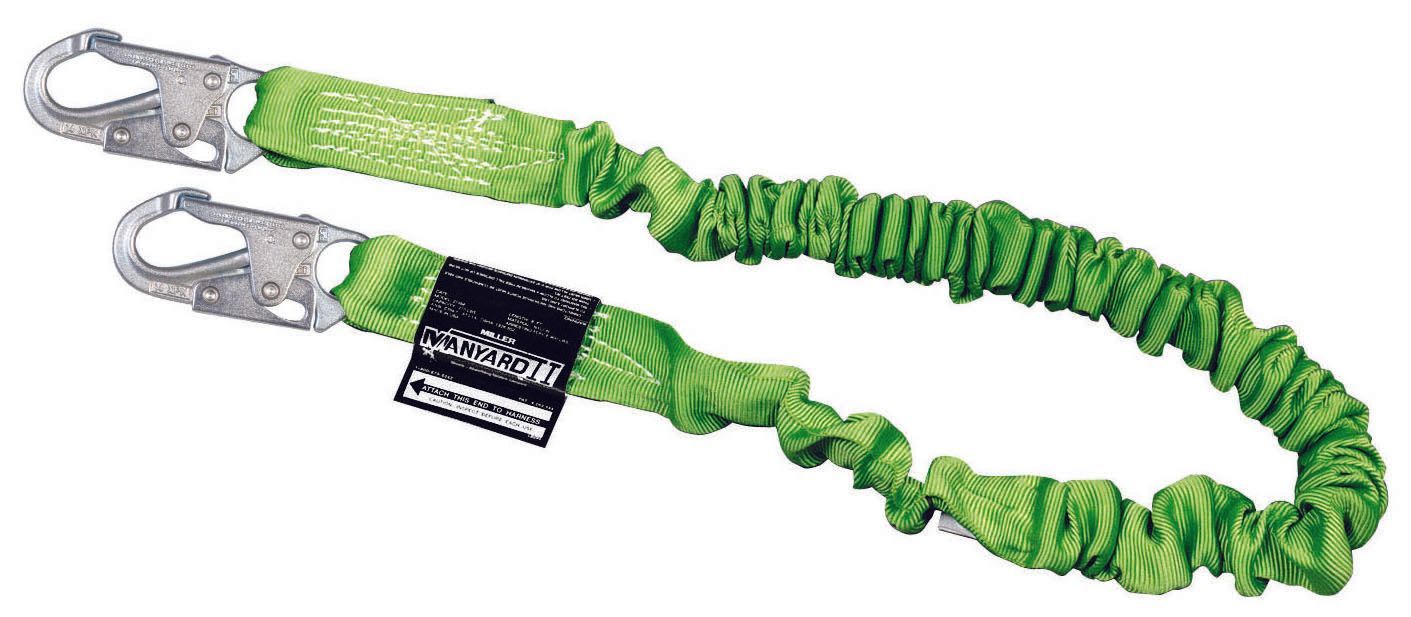 Miller 216M-Z7/6FTGN Manyard® II Stretchable Shock-Absorbing Lanyard