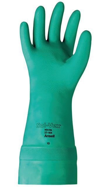 Ansell® Solvex® 37-165/10 Nitrile Immersion Chemical-Resistant Gloves