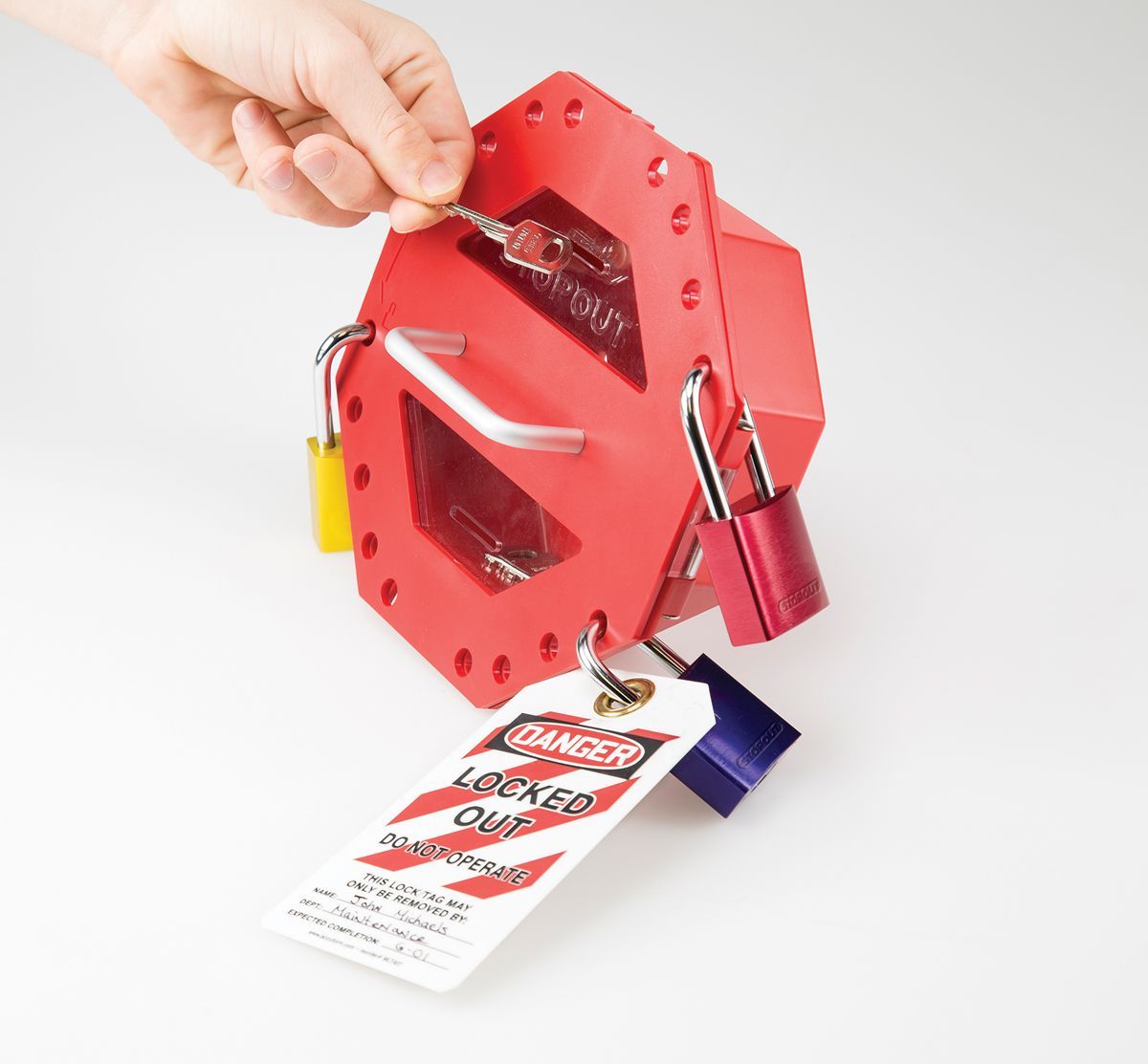 AccuformNMC™ STOPOUT® KCC620 Look 'n Stop Compact Group Lock Box