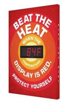 AccuformNMC™ SCK702 Safety Sign: Beat The Heat