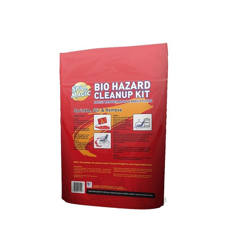 First Aid Only® SM-BIOHAZARD Spill Magic™ Biohazard Cleanup Kit
