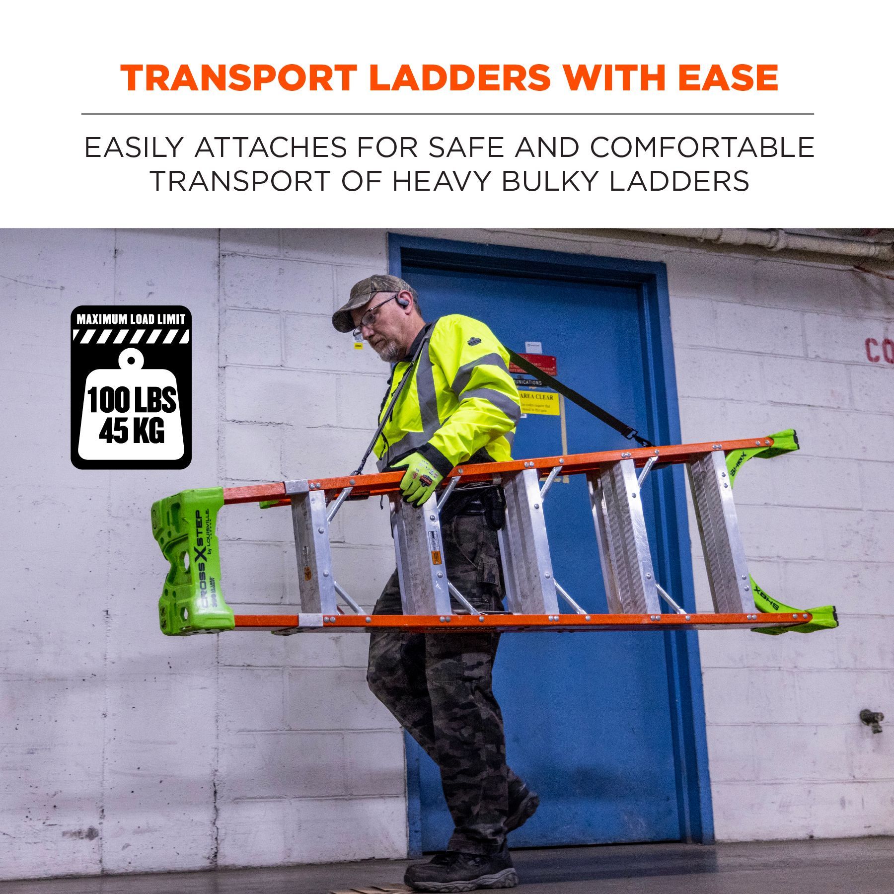 Ergodyne® Arsenal 5300 Ladder Shoulder Lifting Strap and Carrying Handle