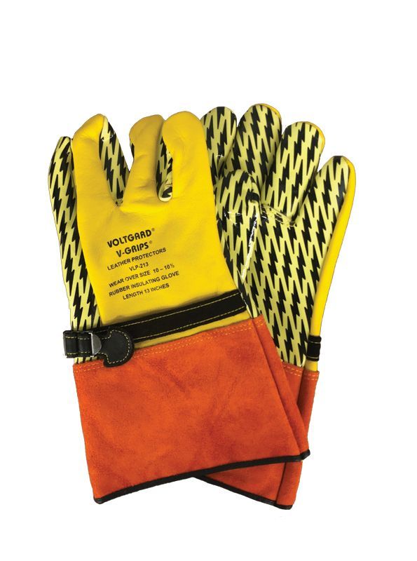 Saf-T-Gard® Voltgard® VLP-213/10 V-GRIPS® Leather Protector Gloves