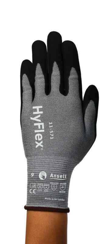 Ansell® HyFlex® 11-571/10 Coated Cut-Resistant Gloves