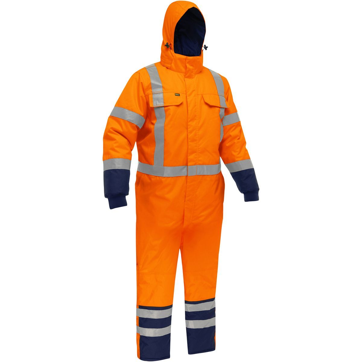 PIP Global Safety Bisley® 344M6453X-ORNV/2XL Hi-Viz Orange ANSI Type R Class 3 Extreme Cold Coverall