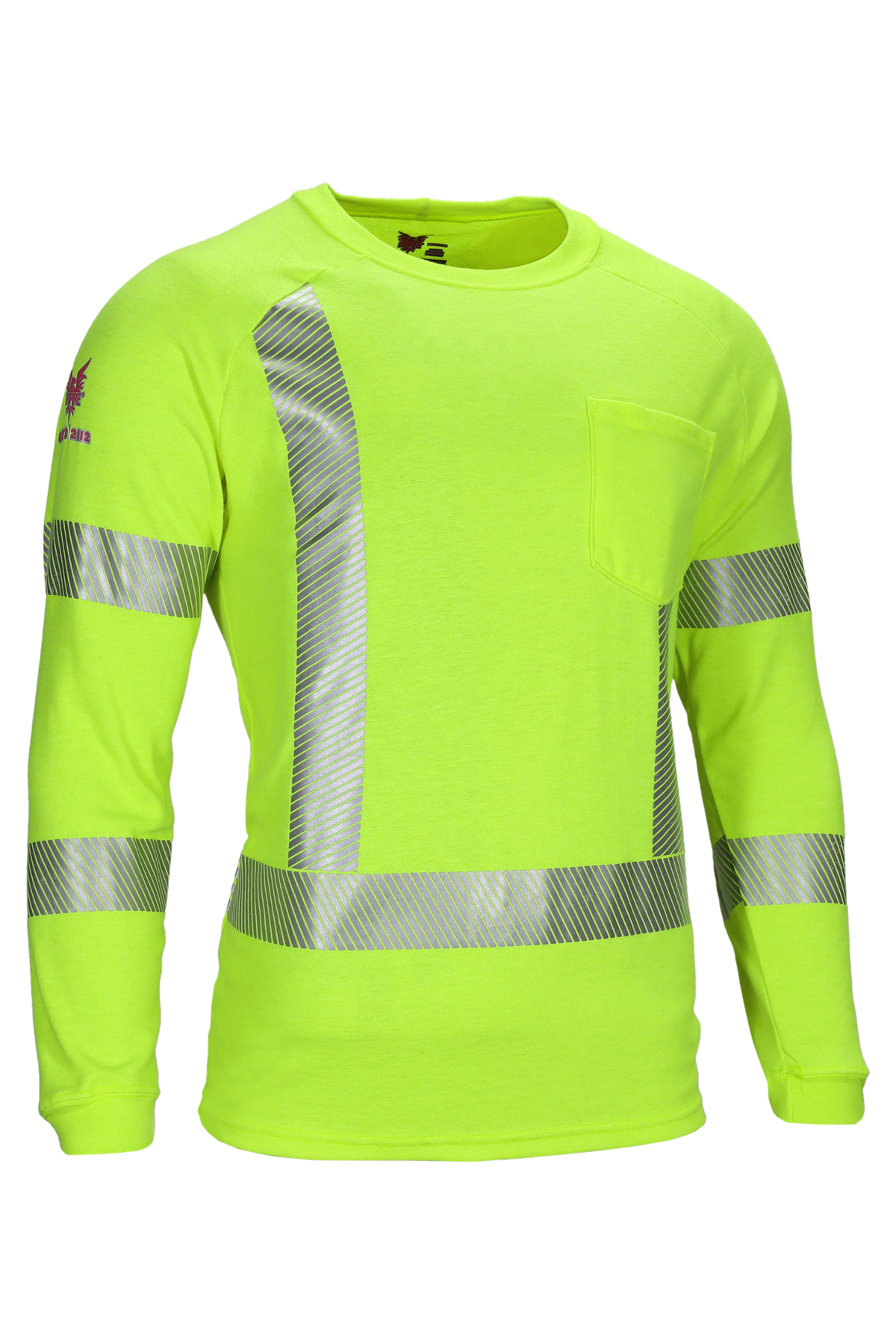 DRIFIRE® TEE-HXC3/2XL Helix FR Hi-Viz Long Sleeve T-Shirt Class 3