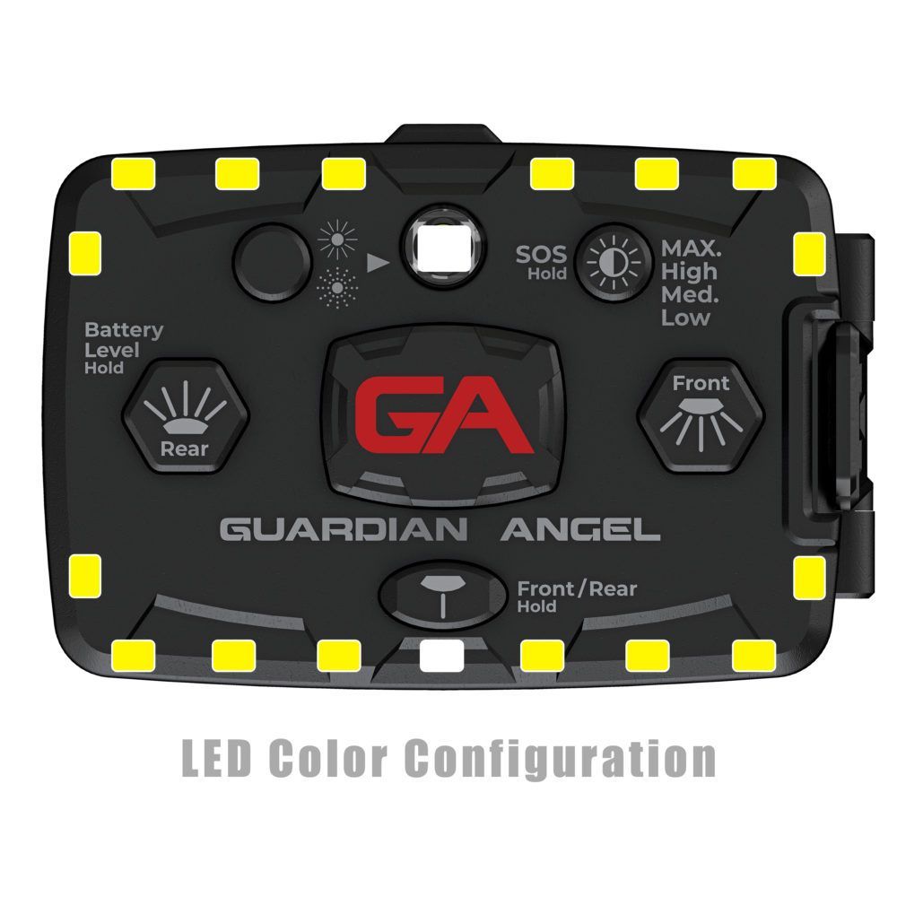 Guardian Angel™ Elite Series™ ELT-Y/Y Yellow/Yellow Wearable Safety Light