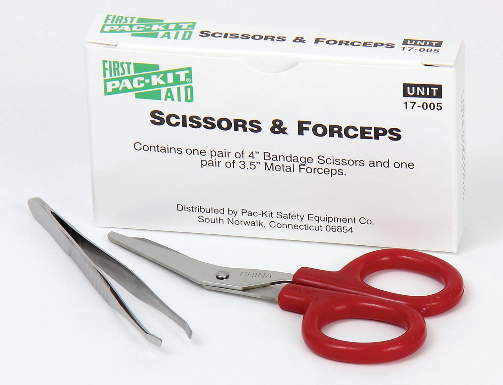 First Aid Only® 17-005 Scissors and Forceps Combination Pack