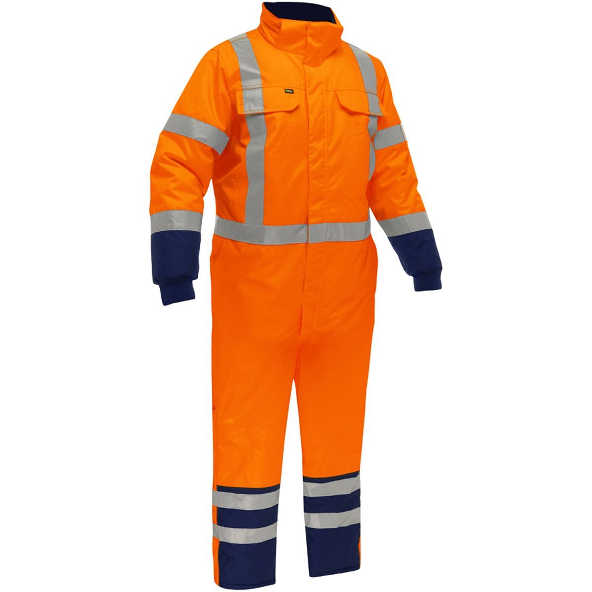 PIP Global Safety Bisley® 344M6453X-ORNV/2XL Hi-Viz Orange ANSI Type R Class 3 Extreme Cold Coverall