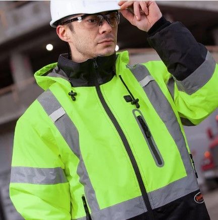 SureWerx Pioneer® 5408AU/2XL Heated Safety Bomber Jackets