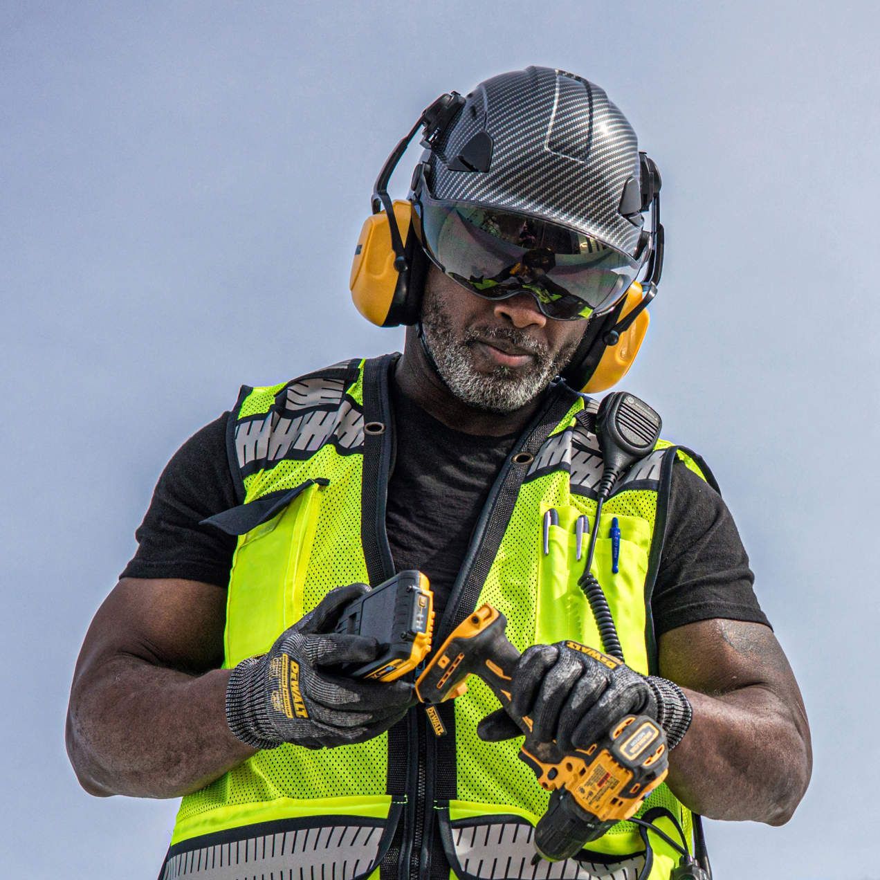 Radians DEWALT DPG22V/S Type II Climbing Style Vented Safety Helmets