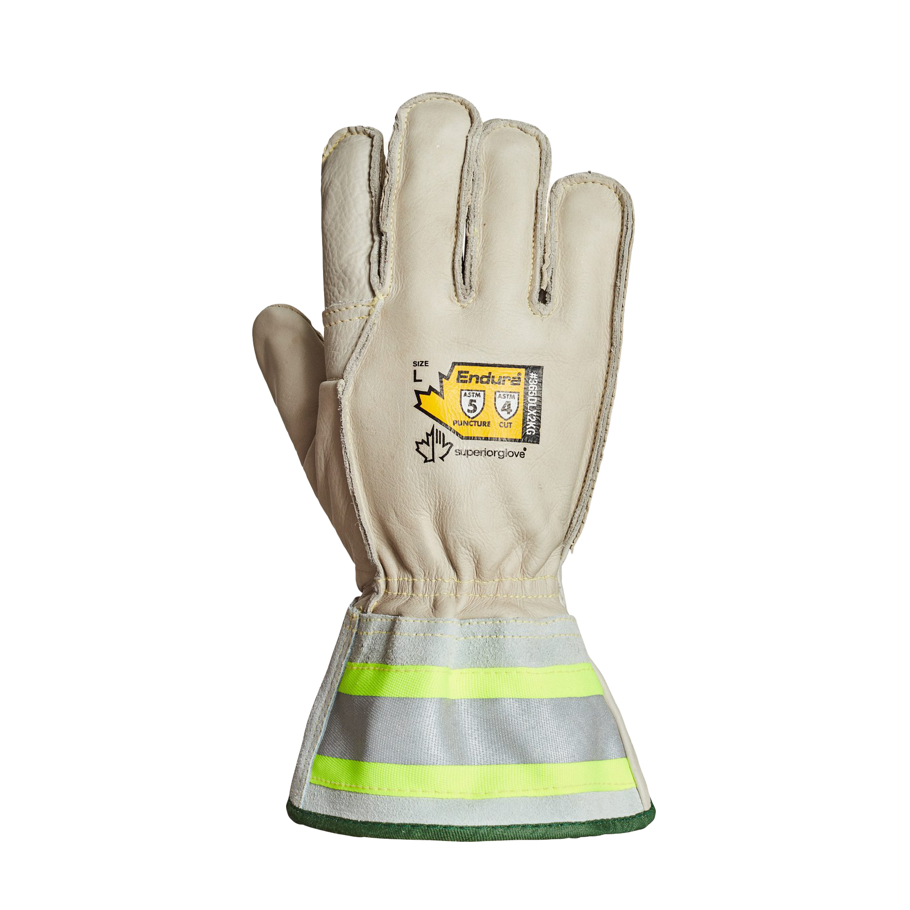Superior Glove® Endura® 365DLX2KG/2XL Leather Lineman Gloves