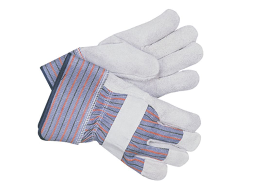 Saf-T-Gard® 1851C Shoulder Split Leather Palm Gloves with 2 1/2" Safety Cuff, Ladies' Size