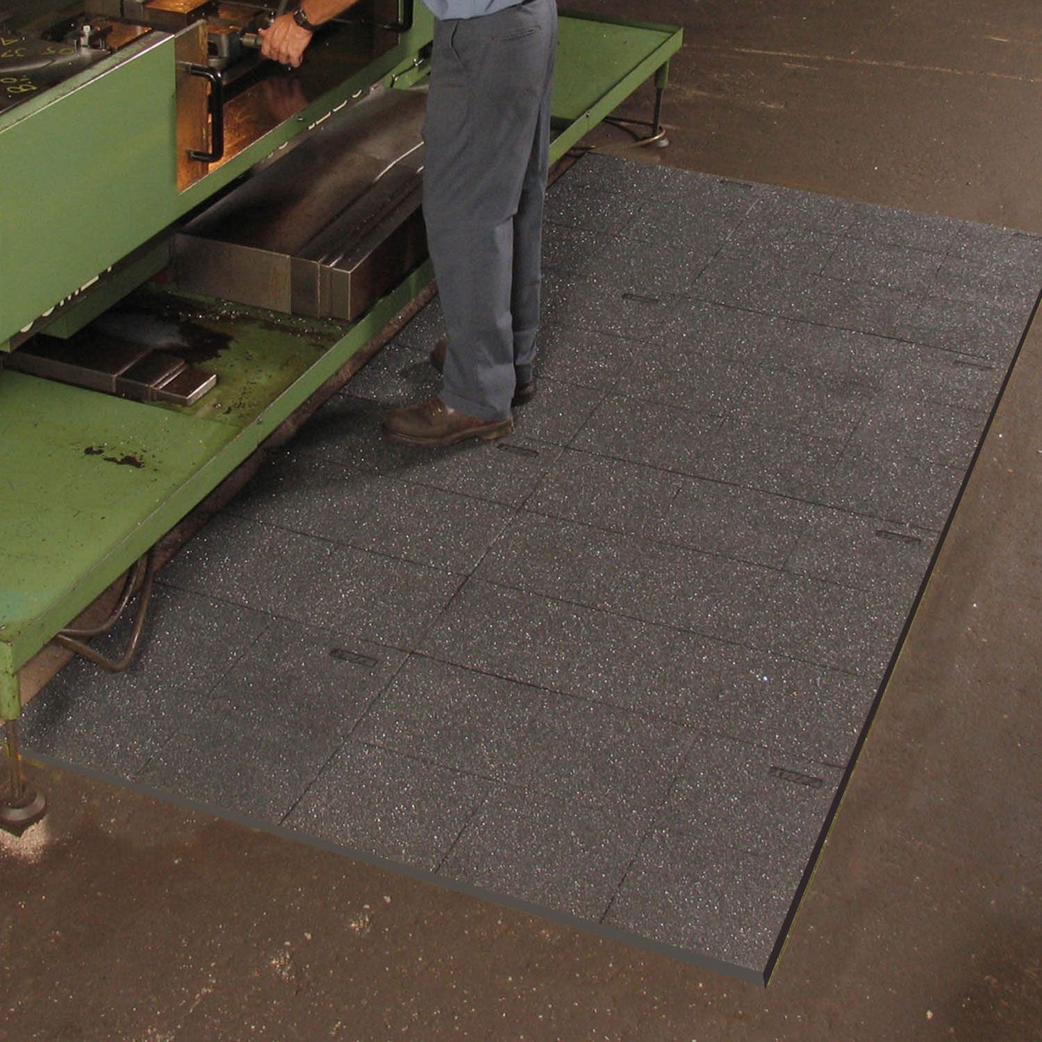 NoTrax® Niru® Cushion-Ease® GSII™ 856-3x3/B Solid Anti-Fatigue/Anti-Slip Mat