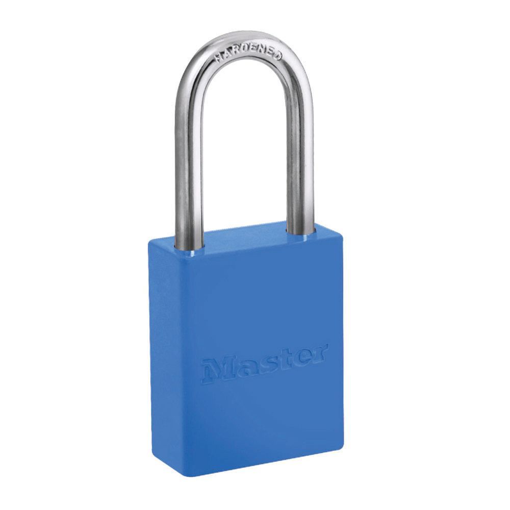 Master Lock® American Lock® S1106-BLU Aluminum Safety Padlock