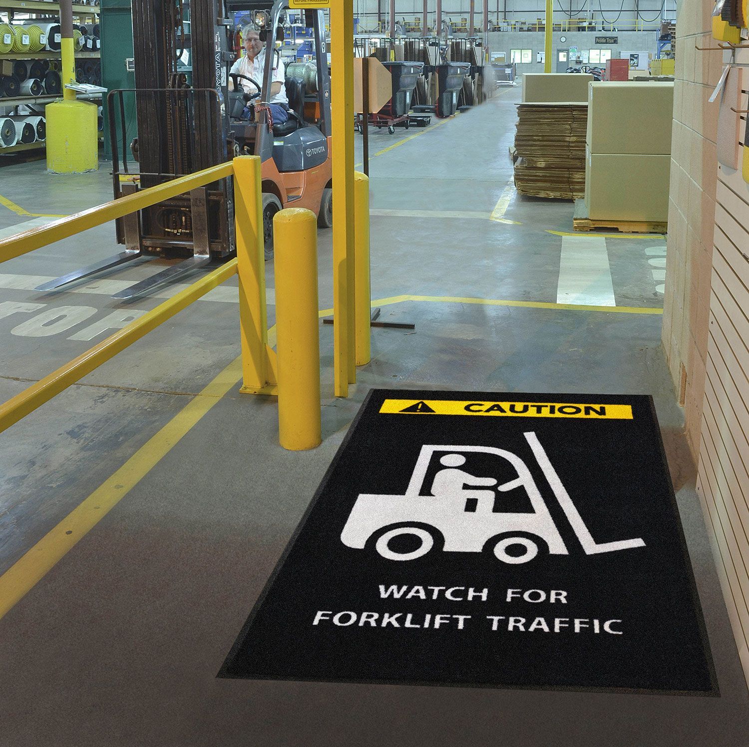 NoTrax® 194-3x5-FT Safety Message Mat