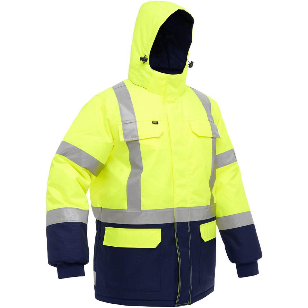 PIP Global Safety Bisley® 343M6450X-YLNV/2XL Hi-Viz Yellow ANSI Type R Class 3 Extreme Cold Jacket